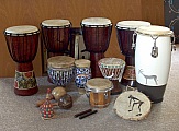 Djemben, Kpanlogo, Small Percussion